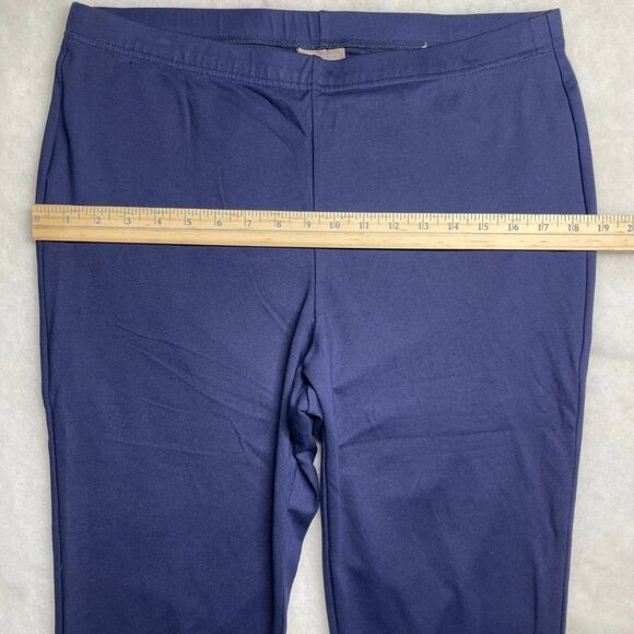 Fabulously Slimming by Chico's Womens Blue Pull On Cropped Pants Size 2.5 US L - Picture 7 of 10